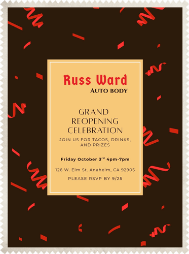 Ribbon Cutting @ Russ Ward Auto Body