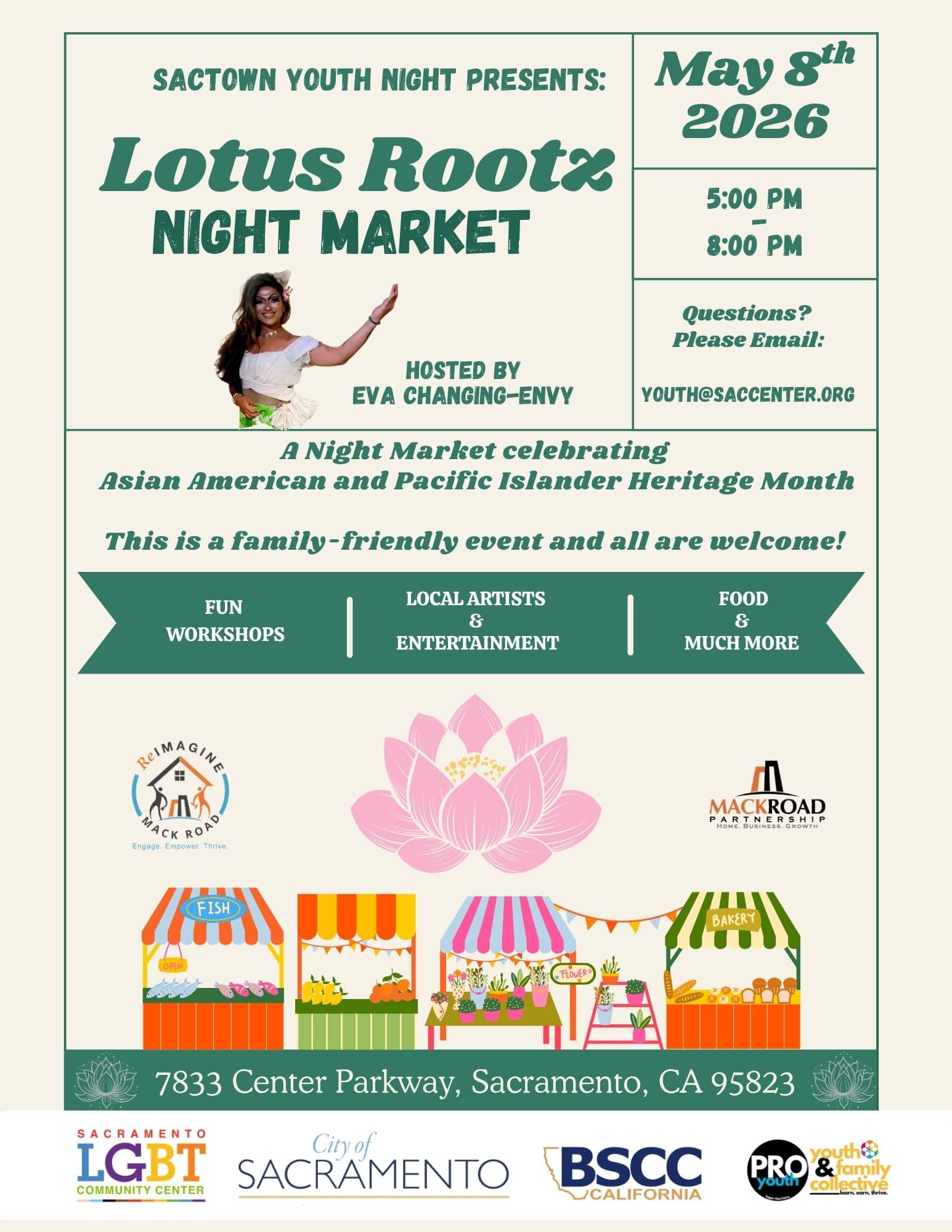 Sactown Youth Night: Lotus Rootz – AAPI Night Market | MyGovTools.org