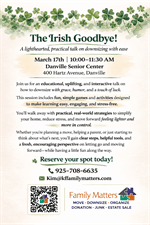 Irish Goodbye! A lighthearted, practical talk on downsizing with ease
