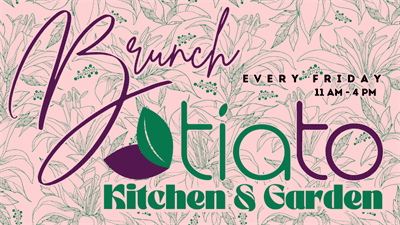 Brunch Fridays with LIVE music in our Garden Patio!