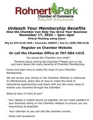 Unleash Your Membership Benefits - How the Chamber Can Help You Grow Your Business