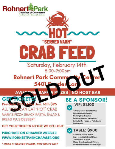 'Hot' Crab Feed Fundraiser - SOLD OUT