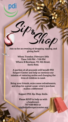 PDI's SIP & SHOP at B Boutique