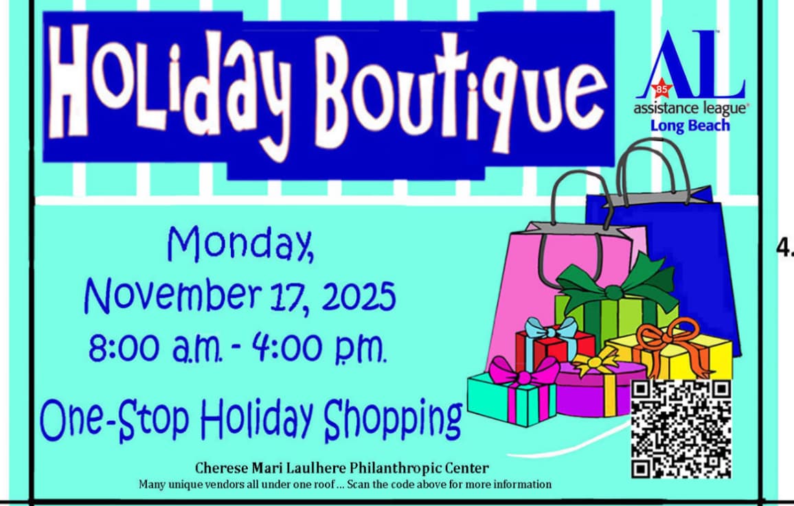Holiday Boutique presented by the Assistance League of Long Beach
