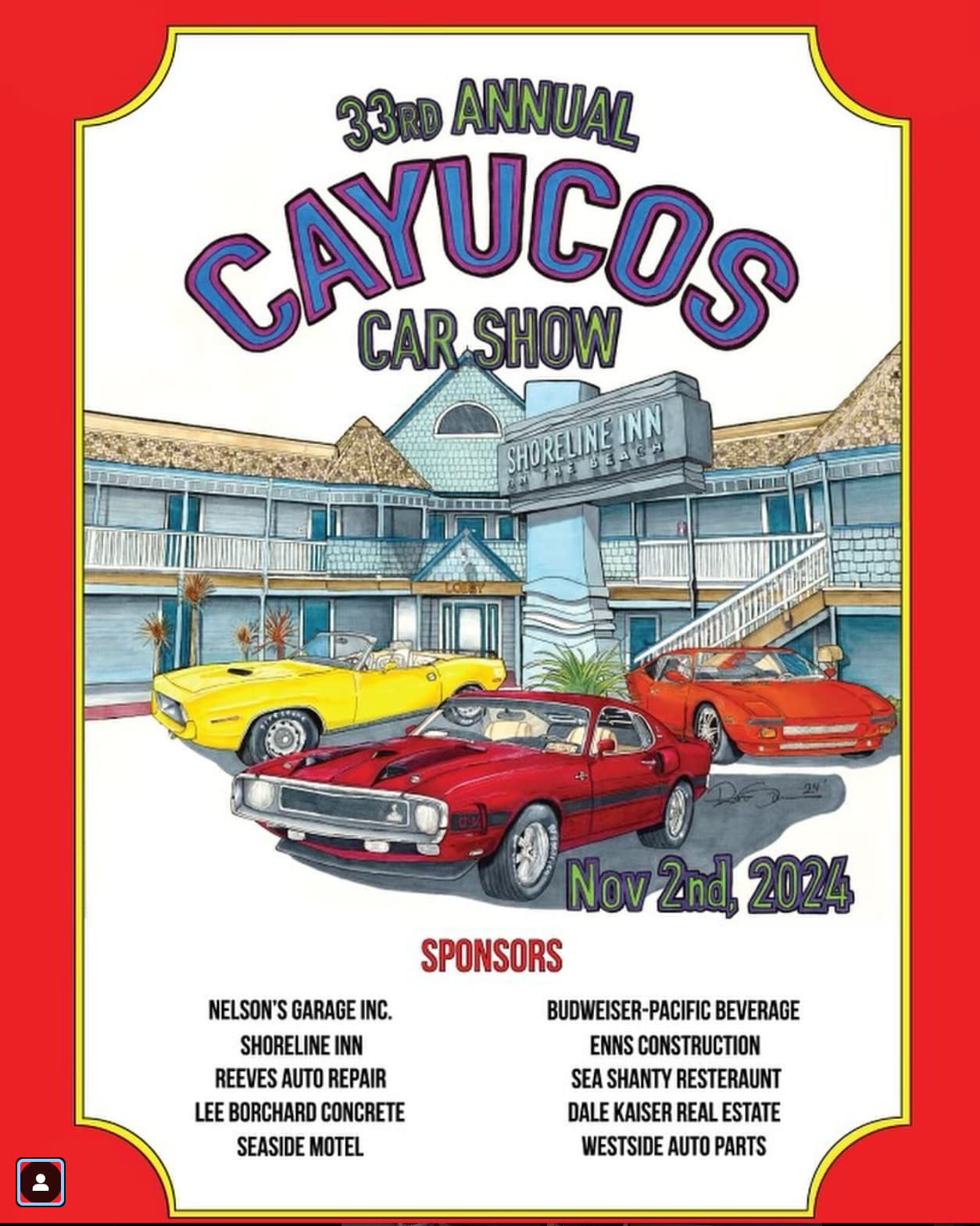 34th Annual Cayucos Car show