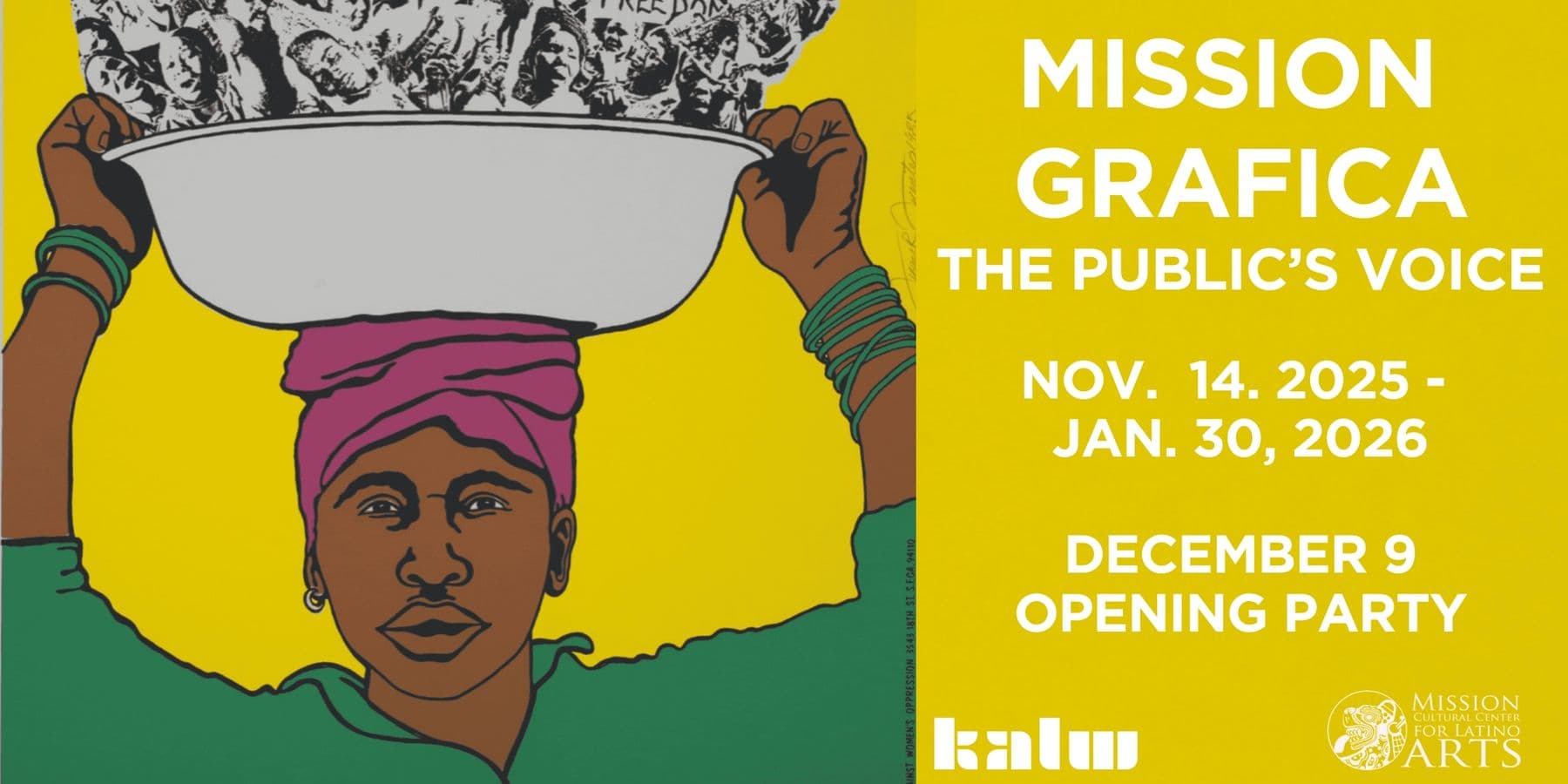 Mission Grafica: The Public's Voice | Opening Party