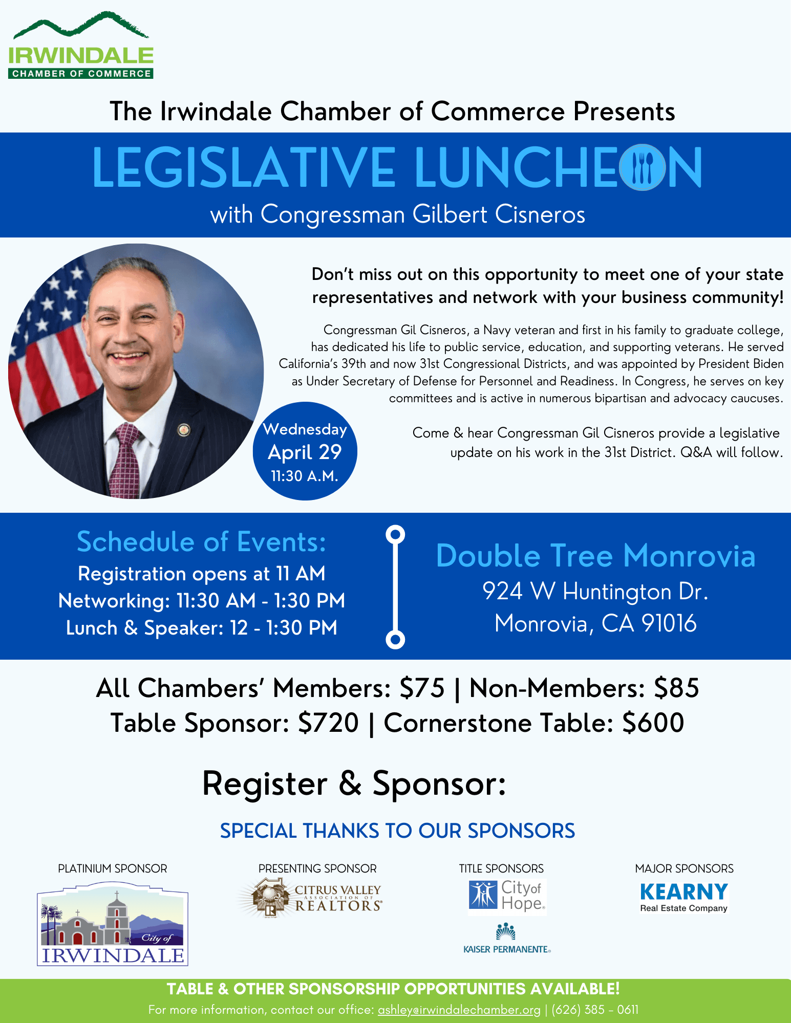 LEGISLATIVE LUNCHEON