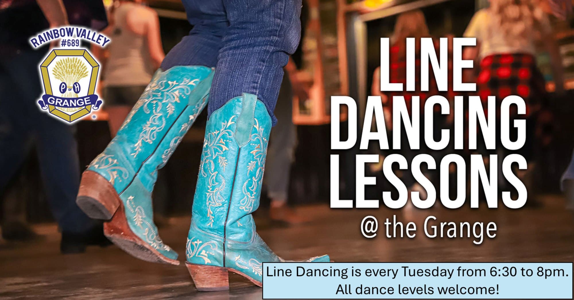 Weekly Line Dancing at the Grange