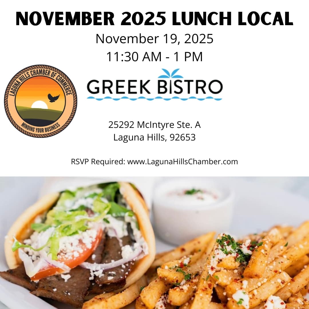 November 2025 Lunch Local at Greek Bistro