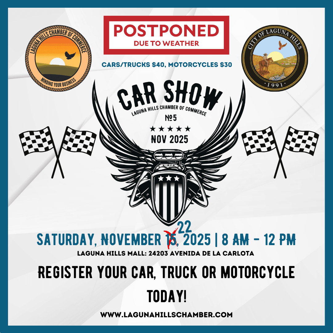 DATE CHANGE - 5th Annual Laguna Hills Car Show