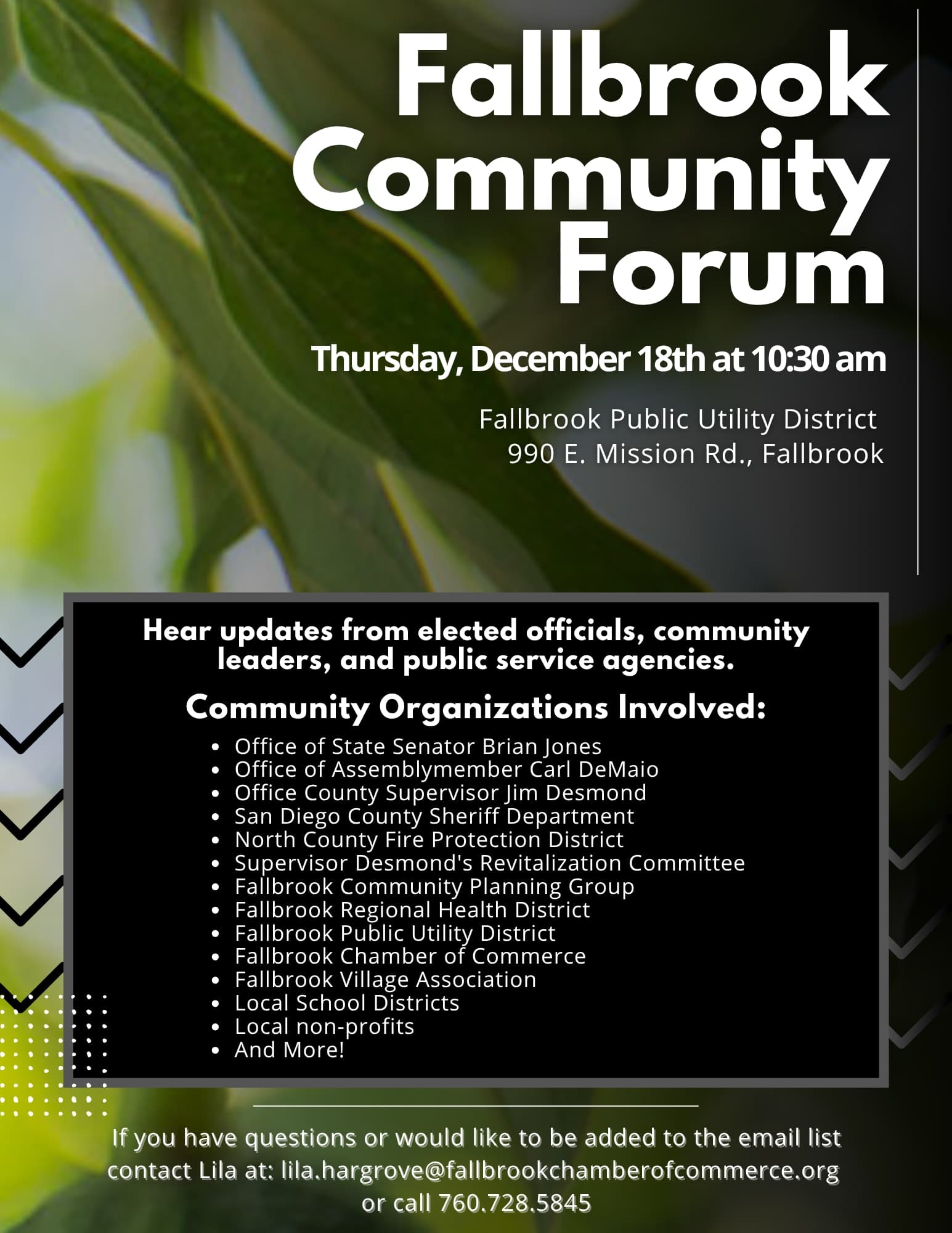 Fallbrook Community Forum