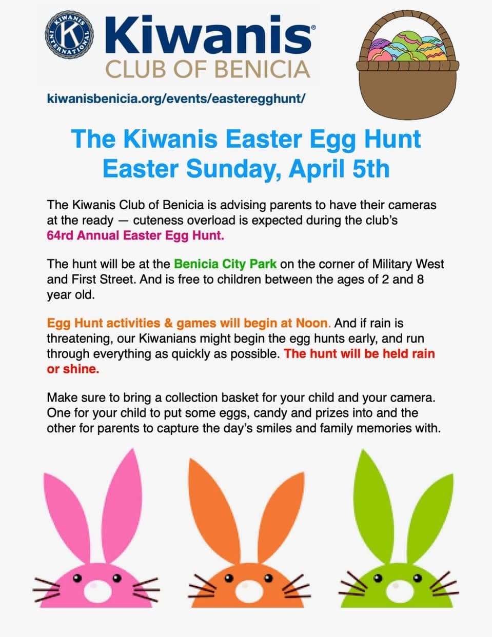 Kiwanis Easter Egg Hunt