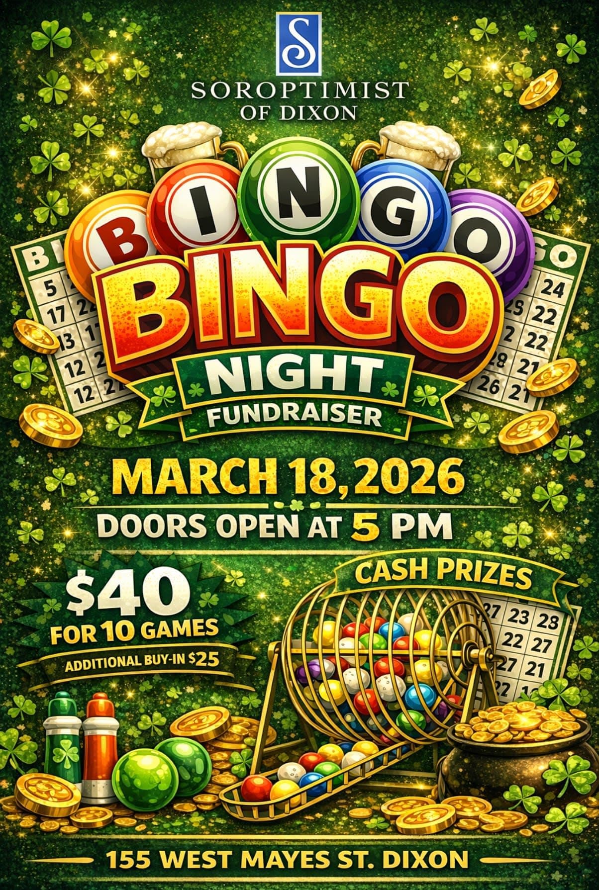 Bingo Night fundraiser