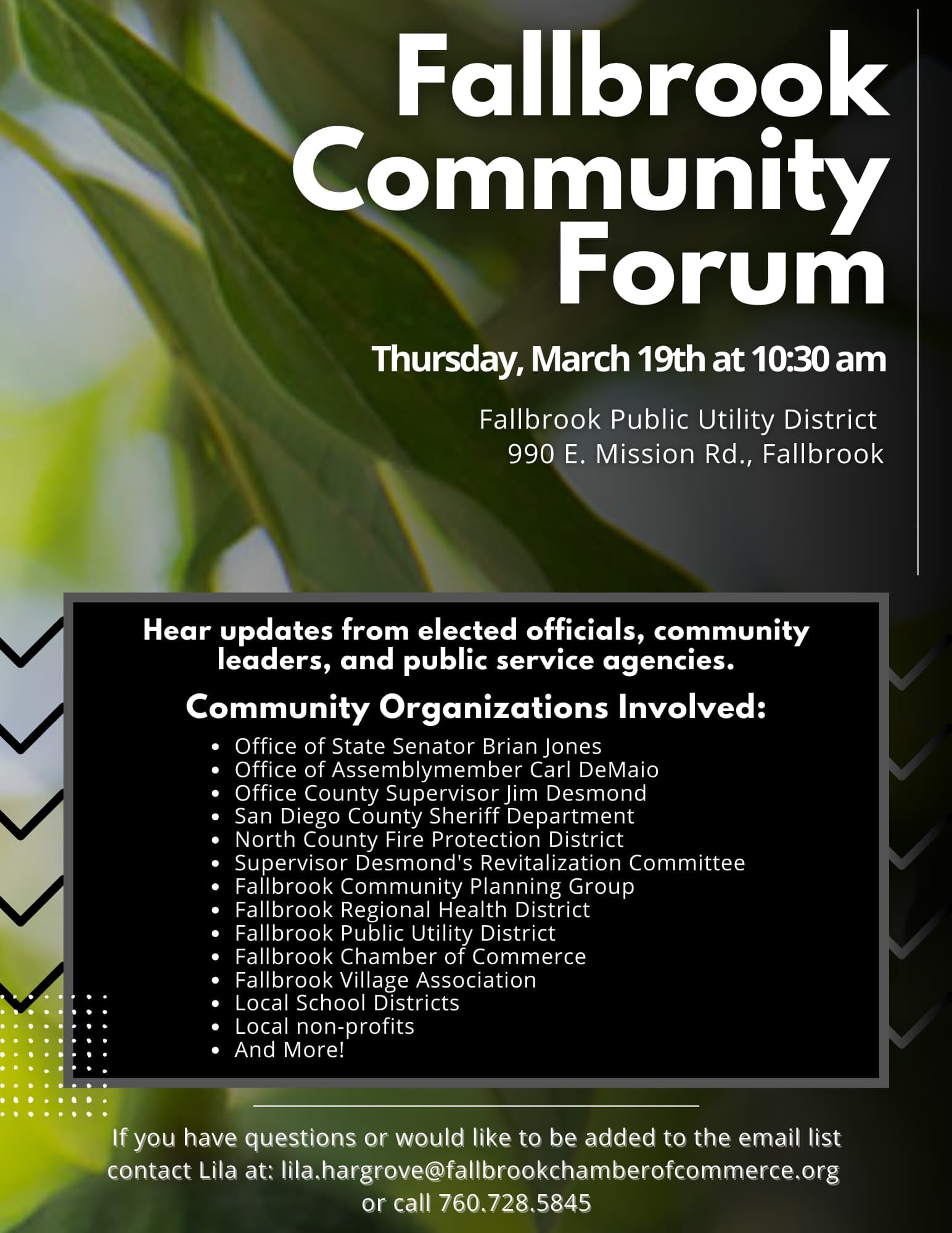 Fallbrook Community Forum