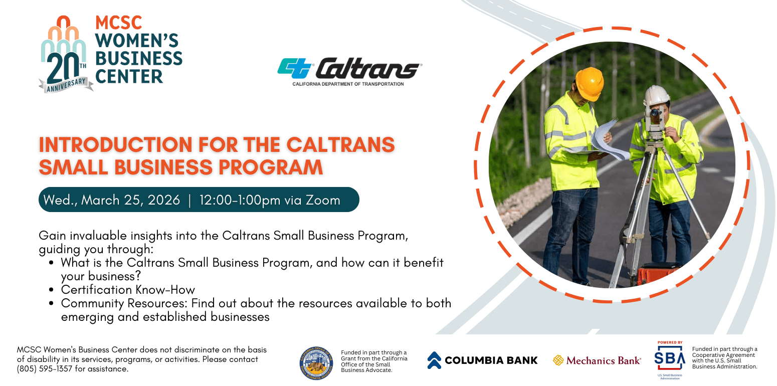 Introduction for the Caltrans Small Business Program